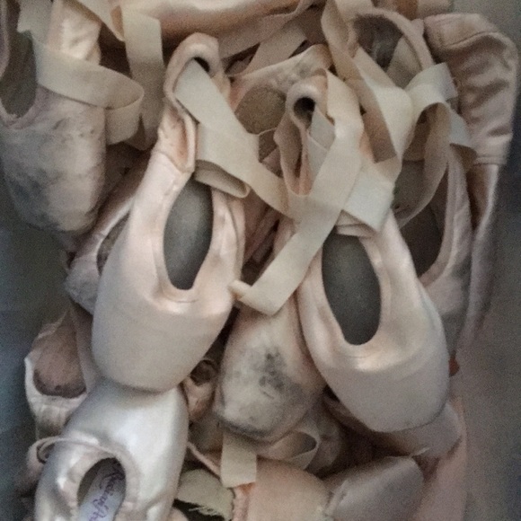 used ballet pointe shoes
